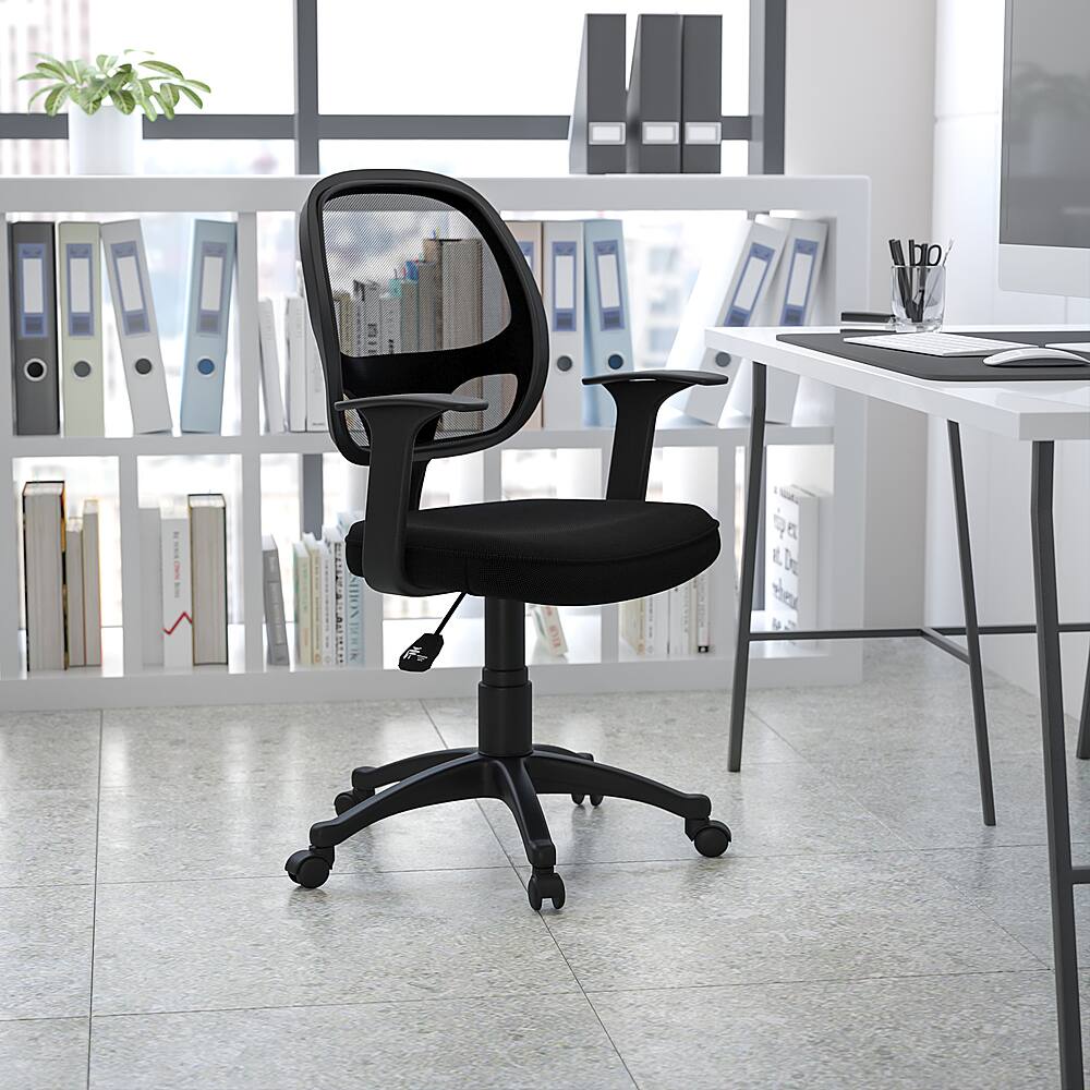 Alt View 12. Alamont Home - Mallard Contemporary Mesh Swivel Office Chair - Black.