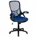 Front. Alamont Home - Porter Contemporary Mesh Executive Swivel Office Chair - Blue.