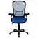 Alt View 11. Alamont Home - Porter Contemporary Mesh Executive Swivel Office Chair - Blue.
