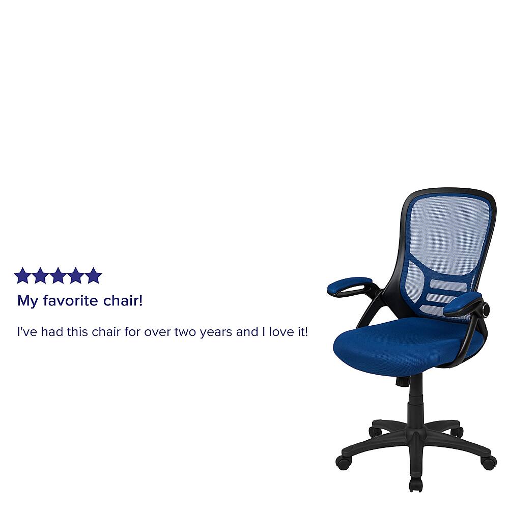 Alt View 39. Alamont Home - Porter Contemporary Mesh Executive Swivel Office Chair - Blue.