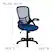 Alt View 13. Alamont Home - Porter Contemporary Mesh Executive Swivel Office Chair - Blue.