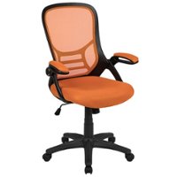 Alamont Home - Porter Contemporary Mesh Executive Swivel Office Chair - Orange - Front_Zoom