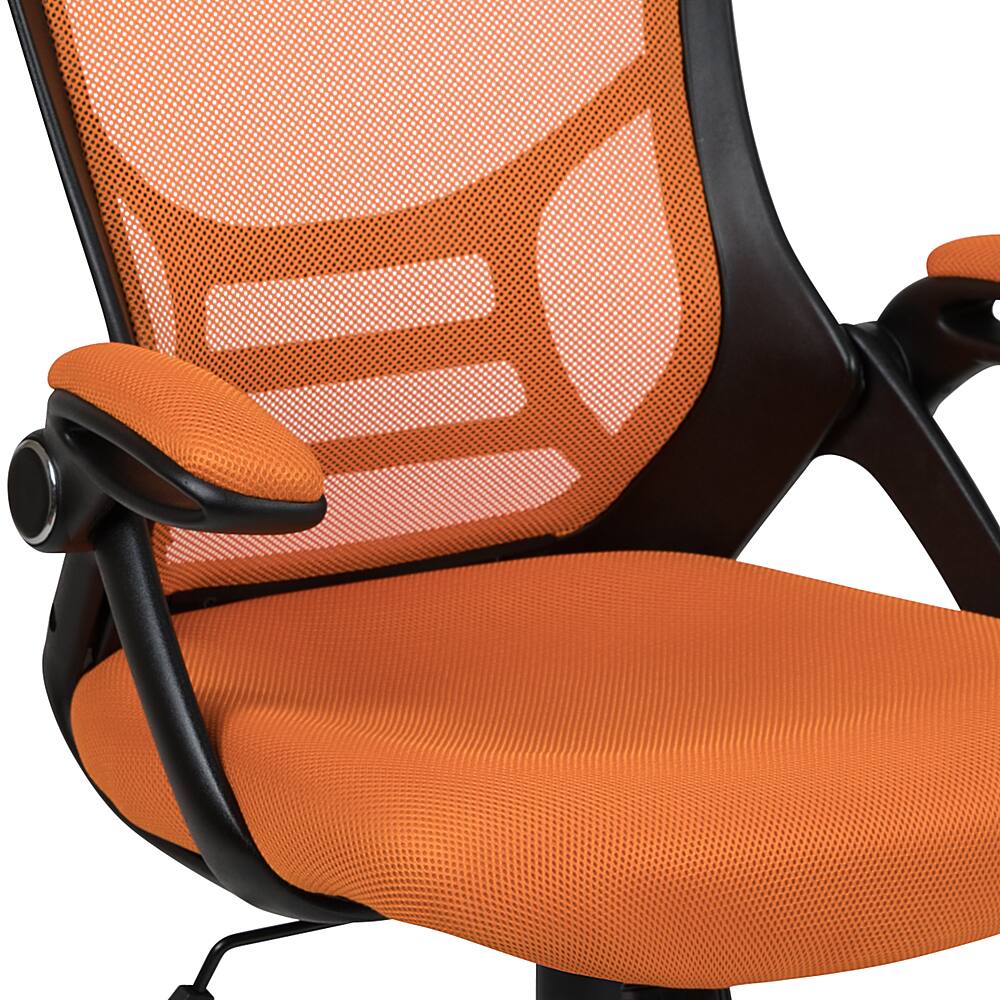 Alt View 15. Alamont Home - Porter Contemporary Mesh Executive Swivel Office Chair - Orange.