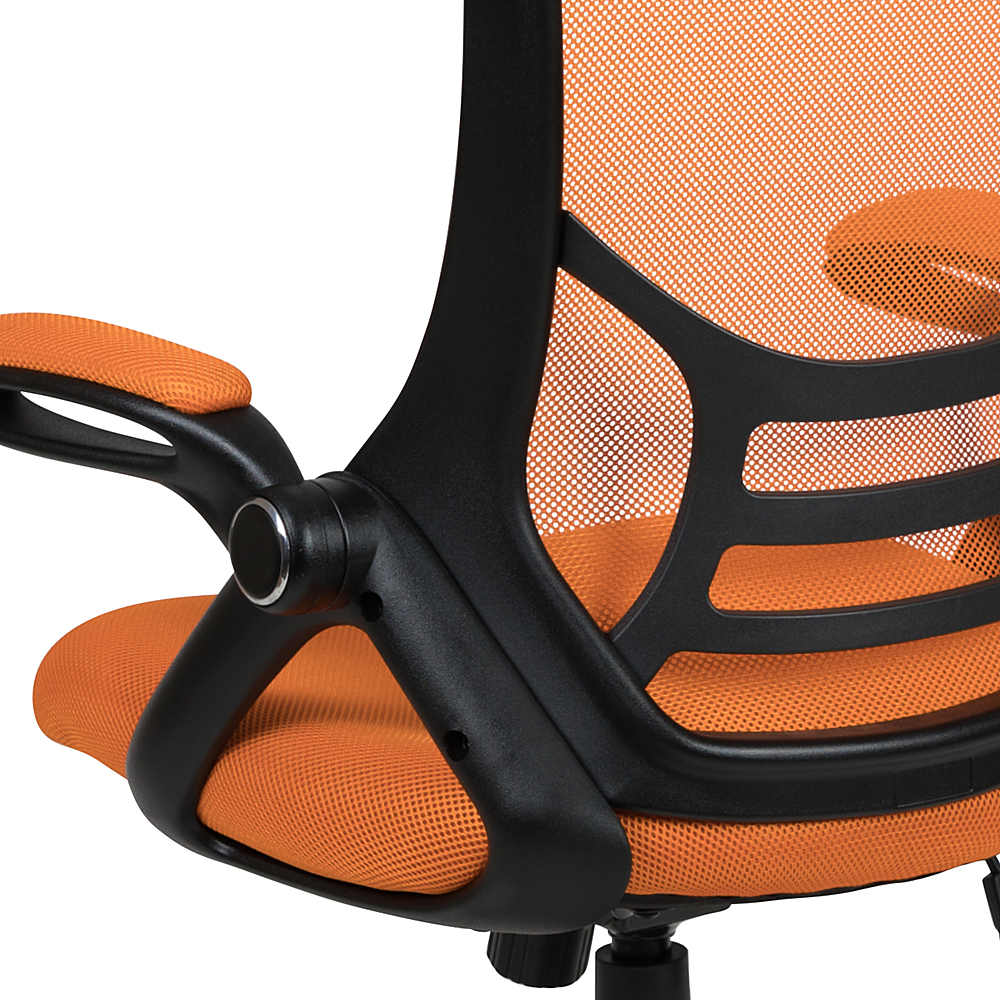 Alt View 19. Alamont Home - Porter Contemporary Mesh Executive Swivel Office Chair - Orange.