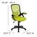Alt View 13. Alamont Home - Porter Contemporary Mesh Executive Swivel Office Chair - Green.