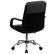 Alt View 14. Alamont Home - Manor Contemporary Leather/Faux Leather Swivel Office Chair - Black.