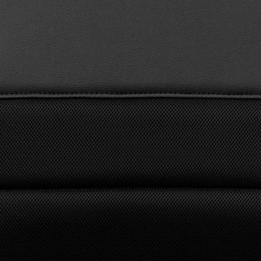 Alt View 18. Alamont Home - Manor Contemporary Leather/Faux Leather Swivel Office Chair - Black.