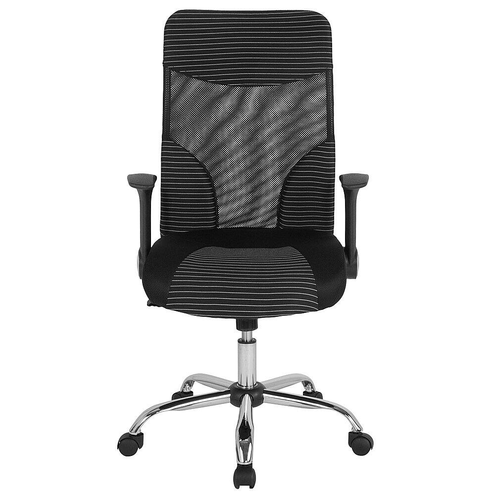 Alt View 11. Alamont Home - Milford Contemporary Mesh Executive Swivel Office Chair - Black and White.