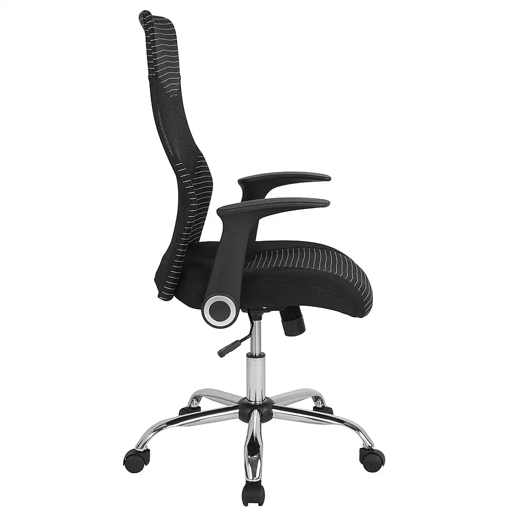 Alt View 16. Alamont Home - Milford Contemporary Mesh Executive Swivel Office Chair - Black and White.