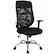 Front. Alamont Home - Noreen Contemporary Mesh Executive Swivel Office Chair - Black.