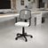 Alt View Zoom 12. Flash Furniture - Flash Fundamentals Contemporary Mesh Swivel Office Chair with Arms - White.
