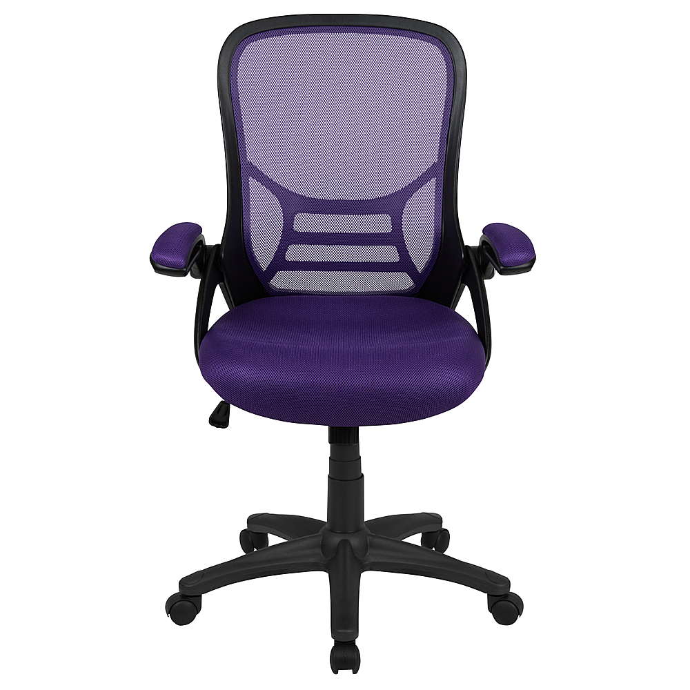 Alt View 11. Alamont Home - Porter Contemporary Mesh Executive Swivel Office Chair - Purple.