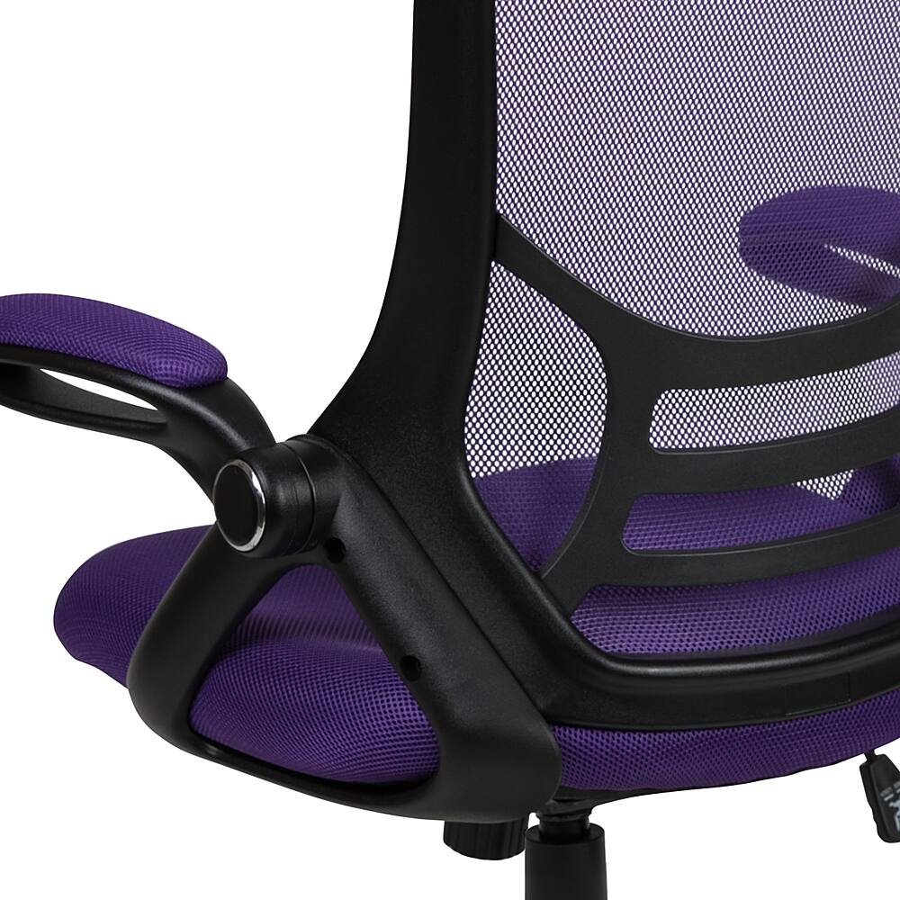 Alt View 19. Alamont Home - Porter Contemporary Mesh Executive Swivel Office Chair - Purple.