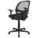 Alt View 14. Alamont Home - Alamont Home Contemporary Mesh Swivel Task Chair - Black.