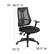 Alt View 13. Alamont Home - Ivan Contemporary Mesh Swivel Office Chair - Black.