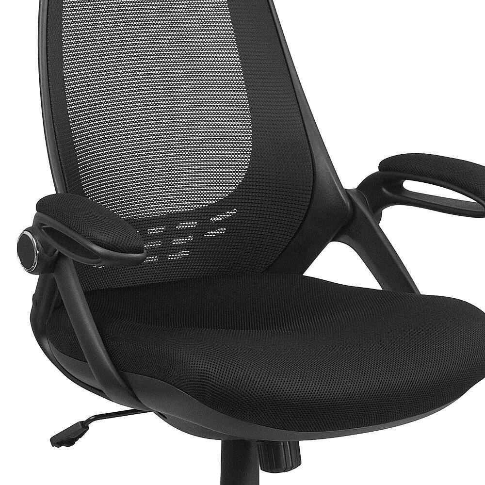 Alt View 15. Alamont Home - Ivan Contemporary Mesh Executive Swivel Office Chair - Black Mesh.