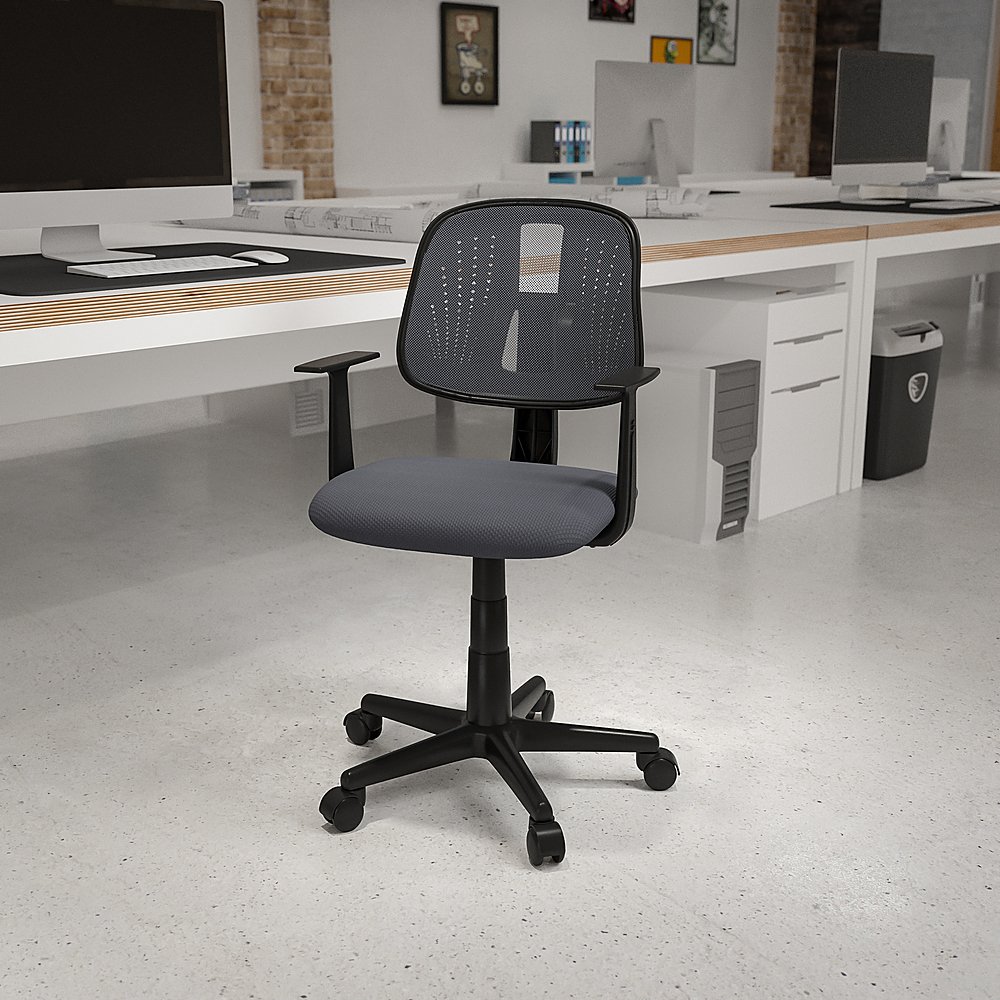 Linear Mesh Office Chair with Memory Foam by NBF Signature Series
