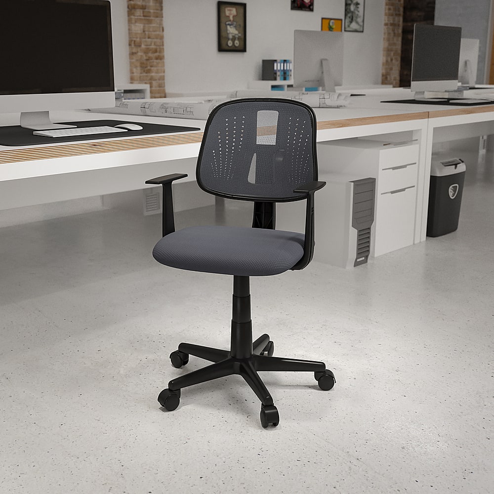 Alt View 12. Alamont Home - Alamont Home Contemporary Mesh Swivel Office Chair with Arms - Gray.