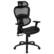 Front. Alamont Home - Lo Contemporary Mesh Executive Swivel Office Chair - Black.
