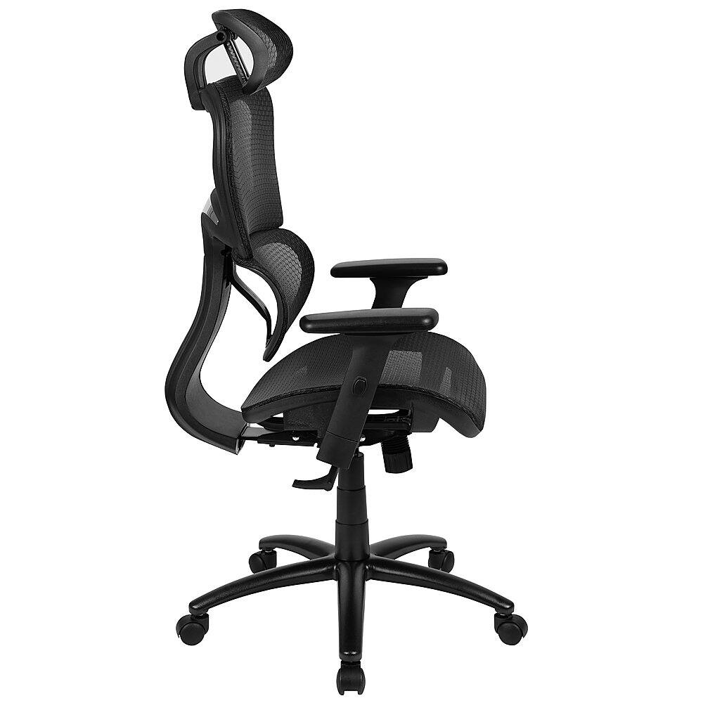 Alt View 16. Alamont Home - Lo Contemporary Mesh Executive Swivel Office Chair - Black.
