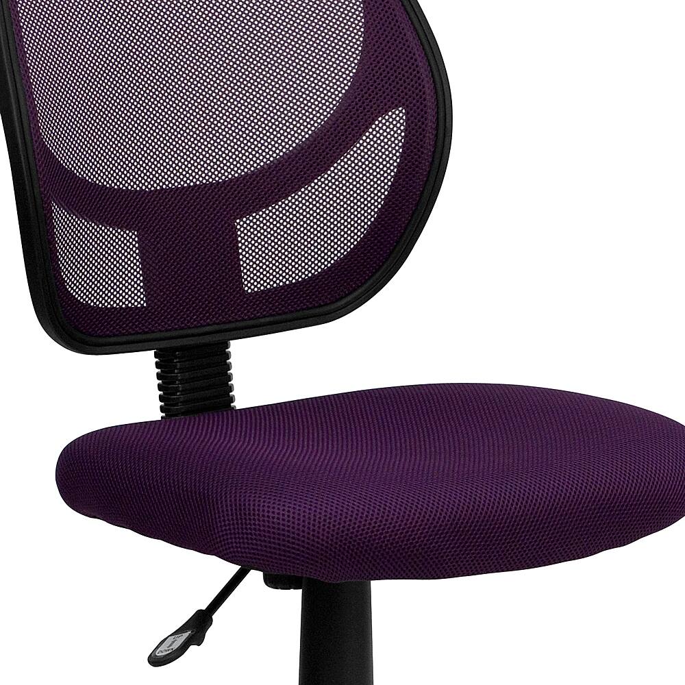 Alt View 15. Alamont Home - Neri Contemporary Mesh Swivel Office Chair - Purple.