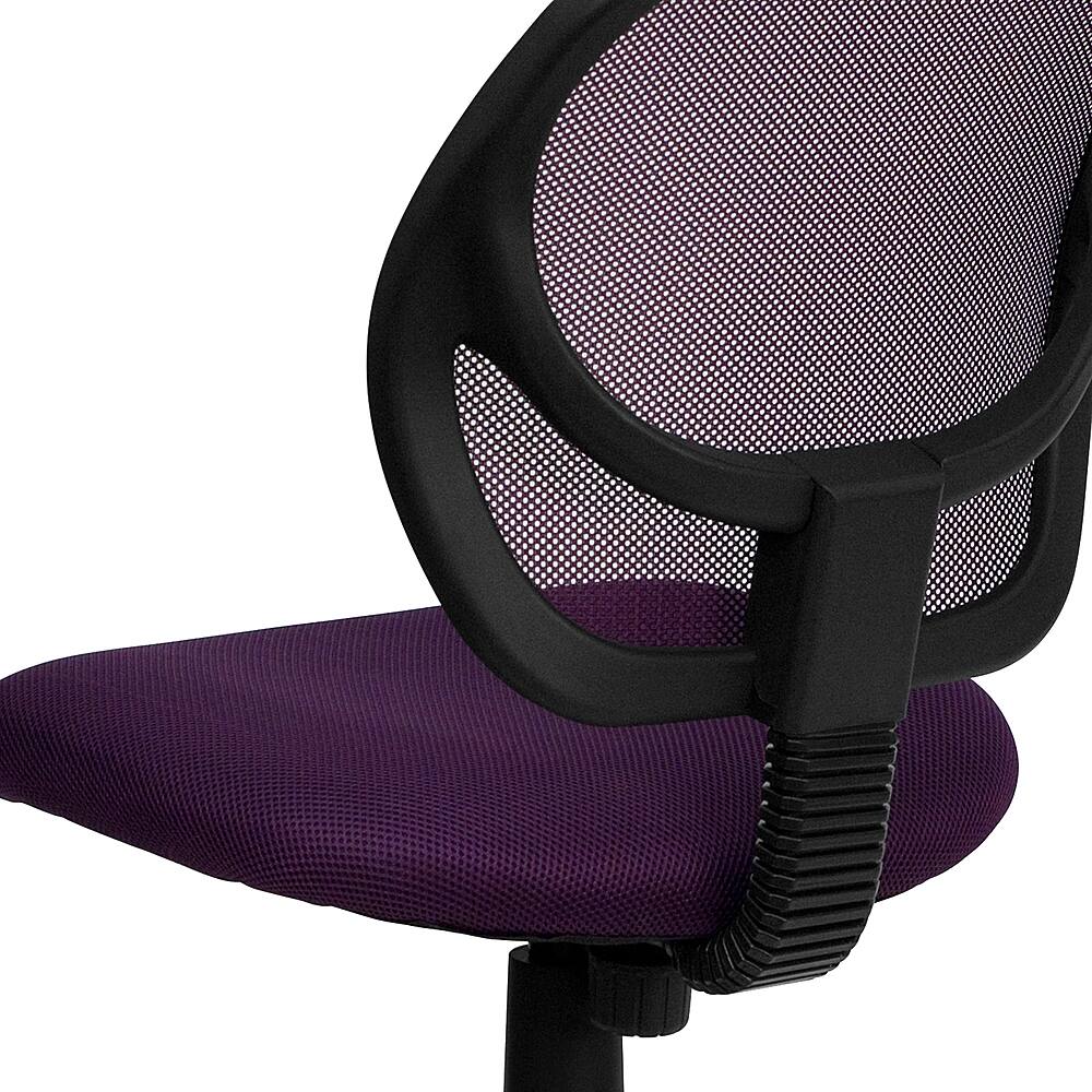 Alt View 17. Alamont Home - Neri Contemporary Mesh Swivel Office Chair - Purple.