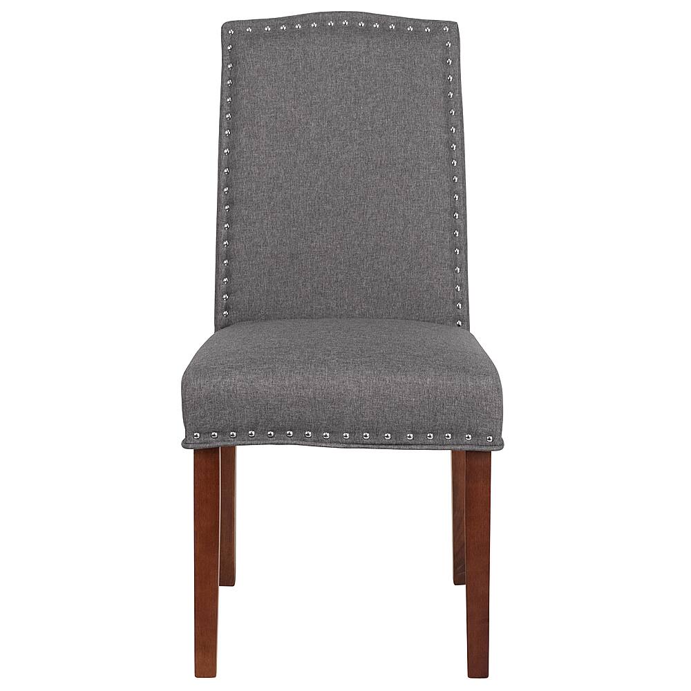 Flash Furniture – Hercules Paddington Midcentury Fabric Side Chair – Upholstered – Gray Fabric Sansujyuku sansujyuku.com