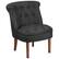 Front. Alamont Home - Hercules Kenley Midcentury Fabric Side Chair - Upholstered - Black.