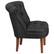 Alt View 13. Alamont Home - Hercules Kenley Midcentury Fabric Side Chair - Upholstered - Black.