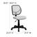 Alt View 13. Alamont Home - Neri Contemporary Mesh Swivel Office Chair - White.