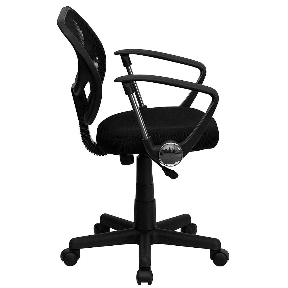 Alt View 16. Alamont Home - Neri Contemporary Mesh Swivel Office Chair with Arms - Black.
