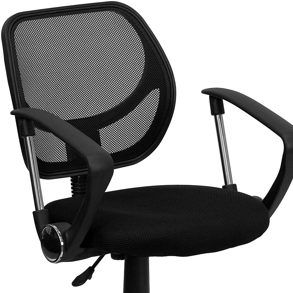 Alt View 17. Alamont Home - Neri Contemporary Mesh Swivel Office Chair with Arms - Black.