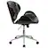 Alt View 14. Alamont Home - Tana Contemporary Leather/Faux Leather Executive Swivel Office Chair - Black LeatherSoft/Mahogany Frame.