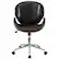 Alt View 11. Alamont Home - Tana Contemporary Leather/Faux Leather Executive Swivel Office Chair - Black LeatherSoft/Walnut Frame.