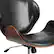Alt View 14. Alamont Home - Tana Contemporary Leather/Faux Leather Executive Swivel Office Chair - Black LeatherSoft/Walnut Frame.