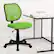 Alt View 12. Alamont Home - Neri Contemporary Mesh Swivel Office Chair - Green.