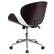 Alt View 13. Alamont Home - Tana Contemporary Leather/Faux Leather Executive Swivel Office Chair - White LeatherSoft/Mahogany Frame.