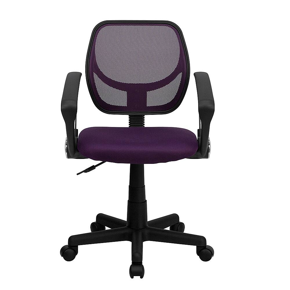 Alt View 11. Alamont Home - Neri Contemporary Mesh Swivel Office Chair - Purple.
