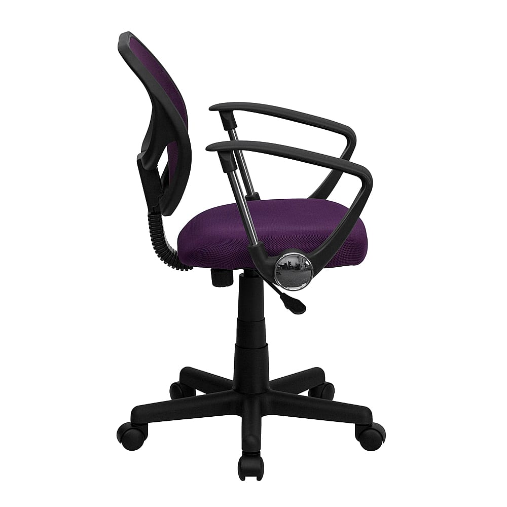 Alt View 16. Alamont Home - Neri Contemporary Mesh Swivel Office Chair - Purple.