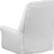 Alt View 15. Alamont Home - Hansel Traditional Mid-Back Traditional Tufted White LeatherSoft Executive Swivel Office Chair - White.