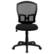 Alt View 11. Alamont Home - Moss Contemporary Fabric Swivel Office Chair - Black.