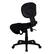 Alt View 12. Alamont Home - Tatum Contemporary Fabric Kneeling Chair - Black.