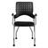 Alt View 11. Alamont Home - Galaxy Contemporary Fabric Side Chair - Upholstered - Black Fabric.