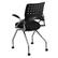 Alt View 13. Alamont Home - Galaxy Contemporary Fabric Side Chair - Upholstered - Black Fabric.