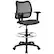 Front. Alamont Home - Elaine Contemporary Fabric Drafting Stool - Gray.