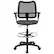 Alt View 11. Alamont Home - Elaine Contemporary Fabric Drafting Stool - Gray.