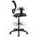 Alt View 13. Alamont Home - Elaine Contemporary Fabric Drafting Stool - Gray.