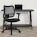 Alt View 12. Alamont Home - Alber Contemporary Fabric Swivel Office Chair with Arms - Black.