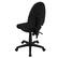 Alt View 12. Alamont Home - Linus Contemporary Fabric Swivel Office Chair - Black.