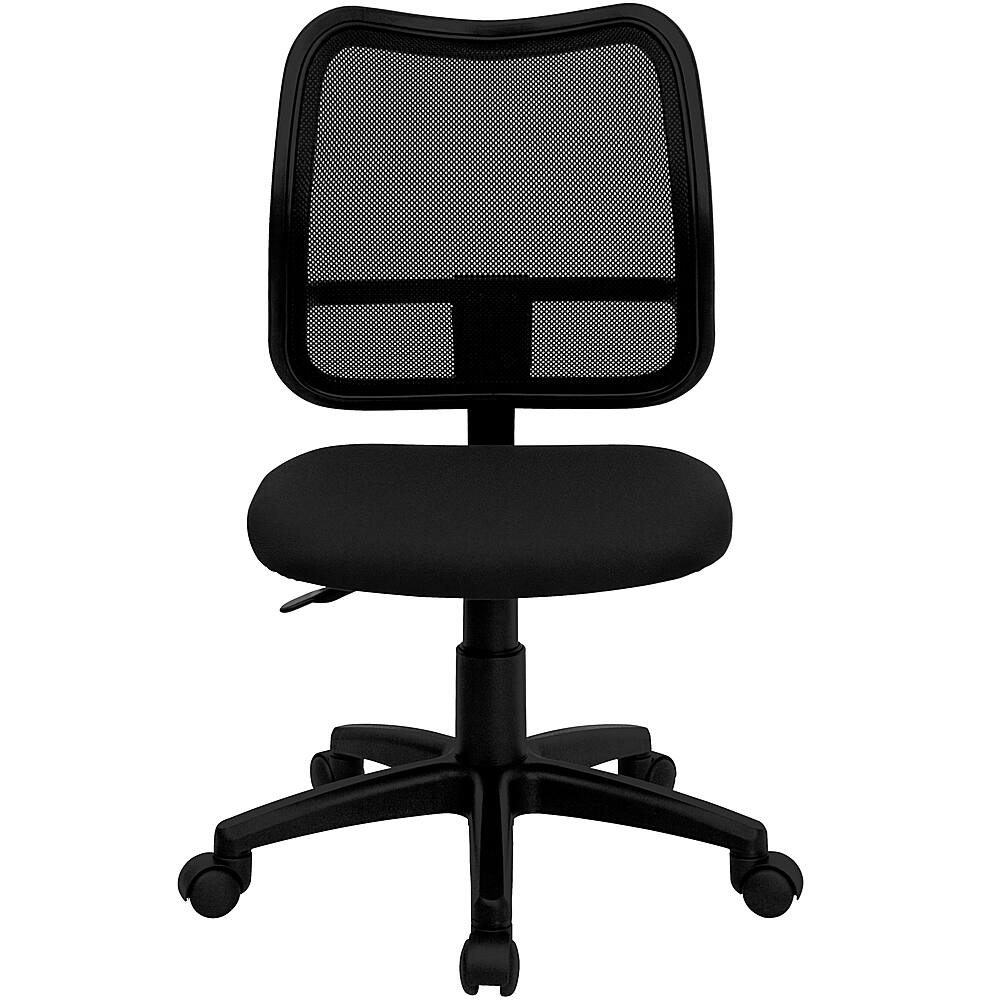 Alt View 11. Alamont Home - Alber Contemporary Fabric Swivel Office Chair - Black.